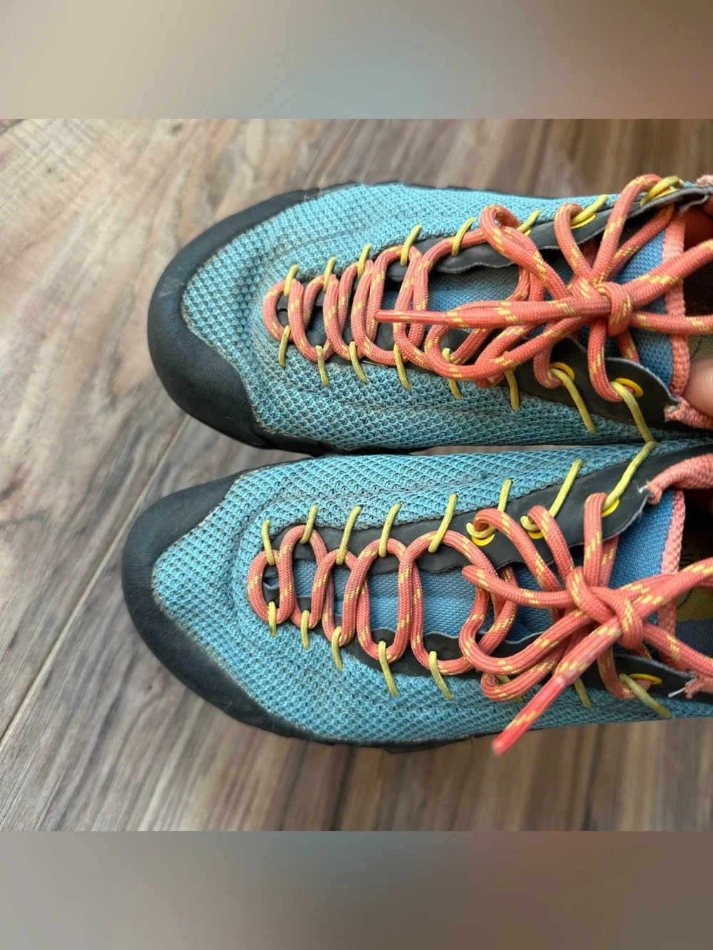 La Sportiva TX3 Approach / Hiking Women's Shoes Size 7 Teal Coral Yellow Black
